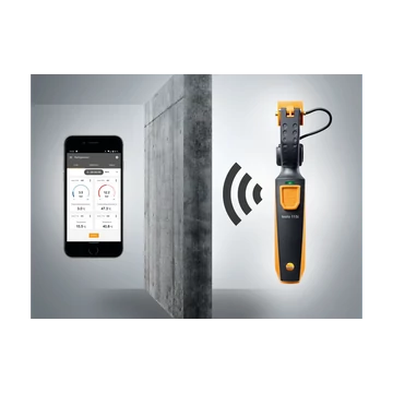 testo 115i - Okostelefonnal vezérelhető csőhőmérséklet érzékelő