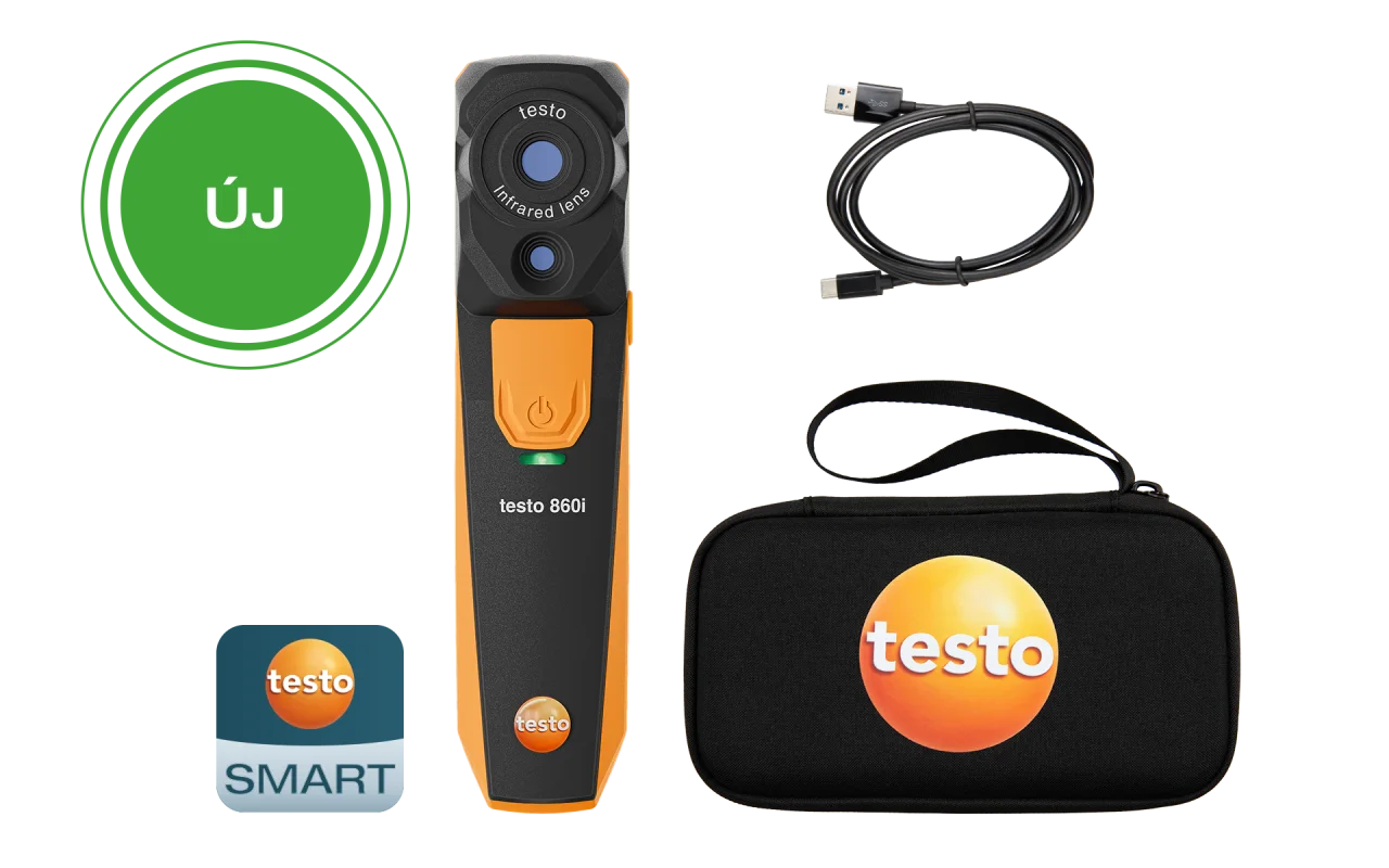testo 860i szett - Vezeték nélküli hőkamera okostelefonokhoz